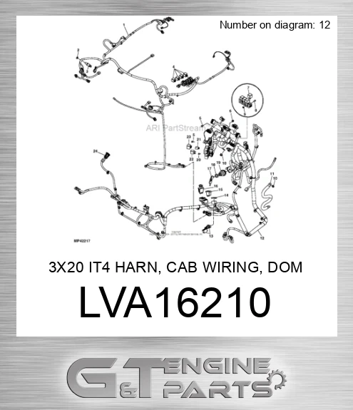 LVA16210 3X20 IT4 HARN, CAB WIRING, DOM