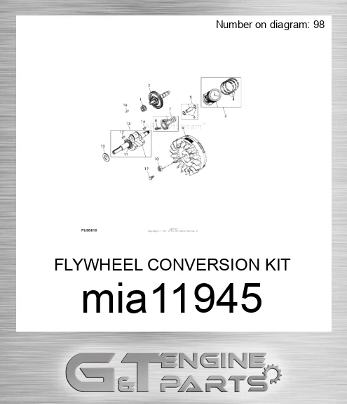 MIA11945 FLYWHEEL CONVERSION KIT