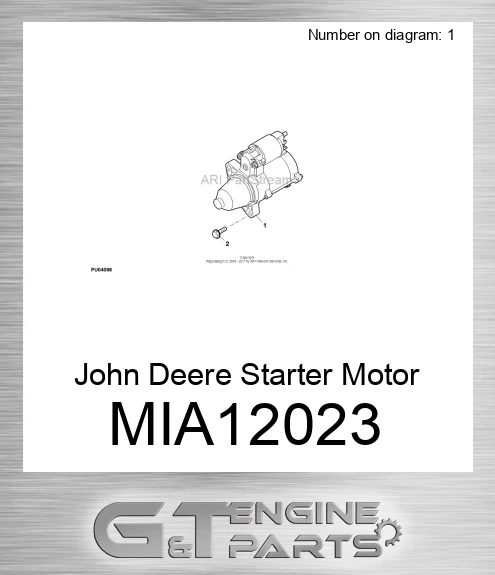 MIA12023 Starter Motor
