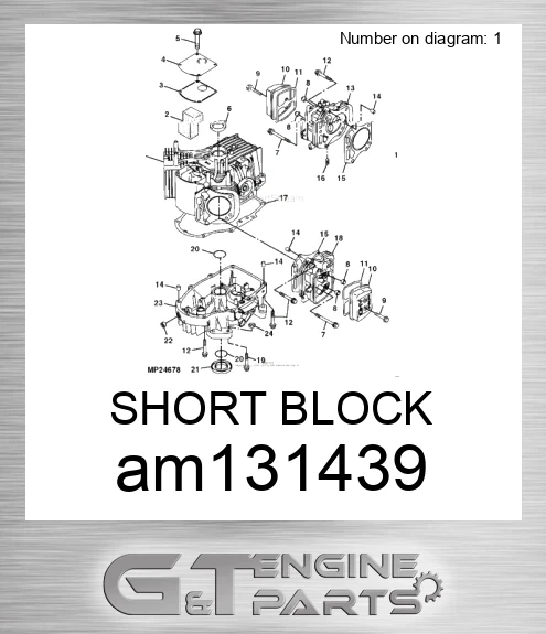 AM131439 SHORT BLOCK