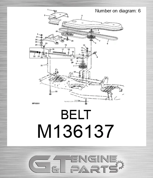 M136137 BELT