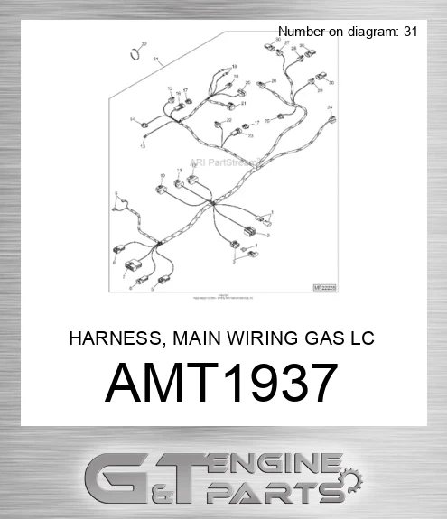 AMT1937 HARNESS, MAIN WIRING GAS LC