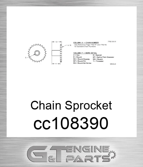 CC108390 Chain Sprocket