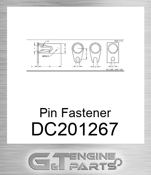 DC201267 Pin Fastener