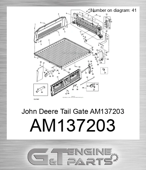 AM137203 Tail Gate