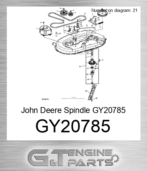 GY20785 Spindle