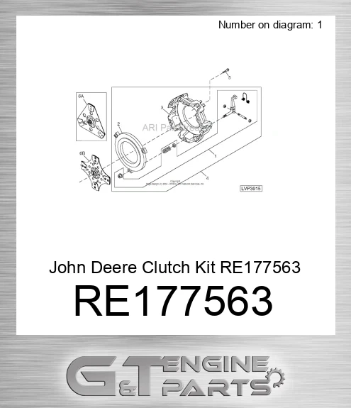 RE177563 Clutch Kit