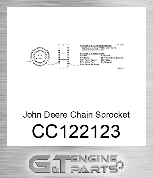 CC122123 Chain Sprocket