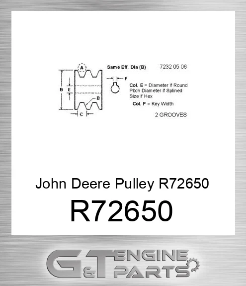 R72650 Pulley