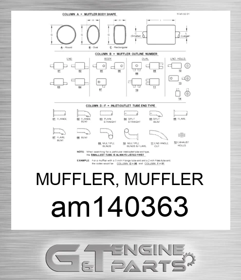 AM140363 MUFFLER, MUFFLER