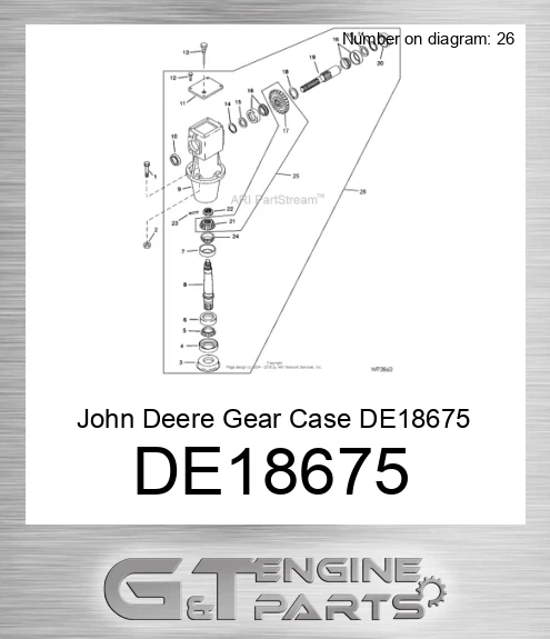 DE18675 Gear Case