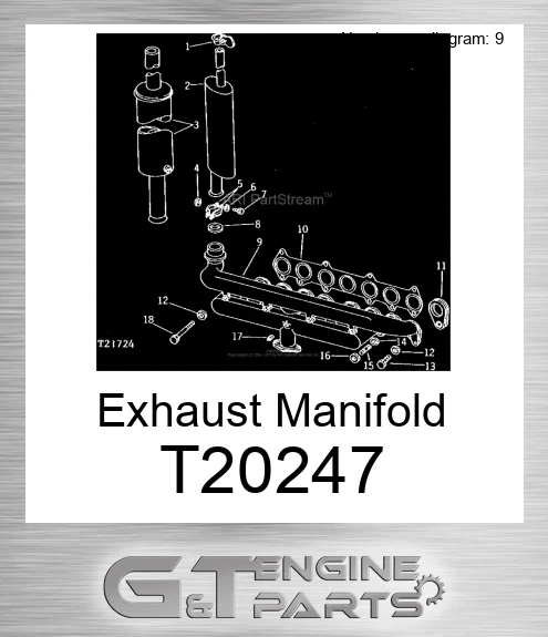 T20247 Exhaust Manifold