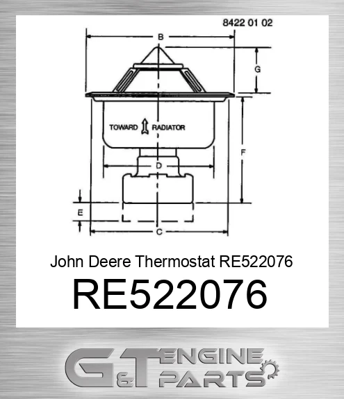 RE522076 Thermostat