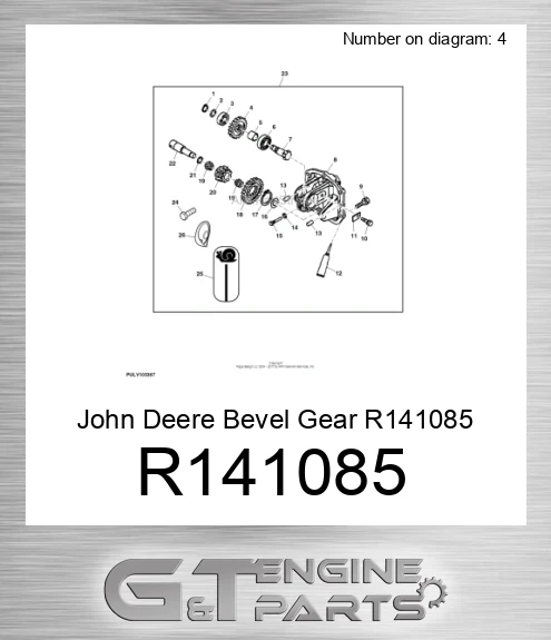 R141085 Bevel Gear