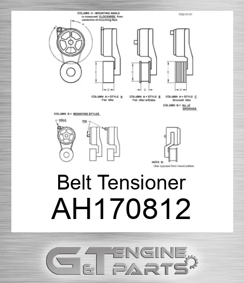 AH170812 Belt Tensioner