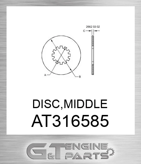 AT316585 DISC,MIDDLE