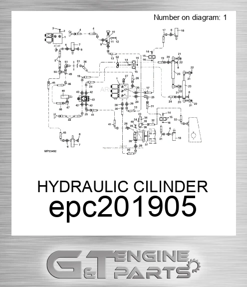 EPC201905 HYDRAULIC CILINDER