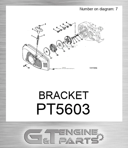 PT5603 BRACKET