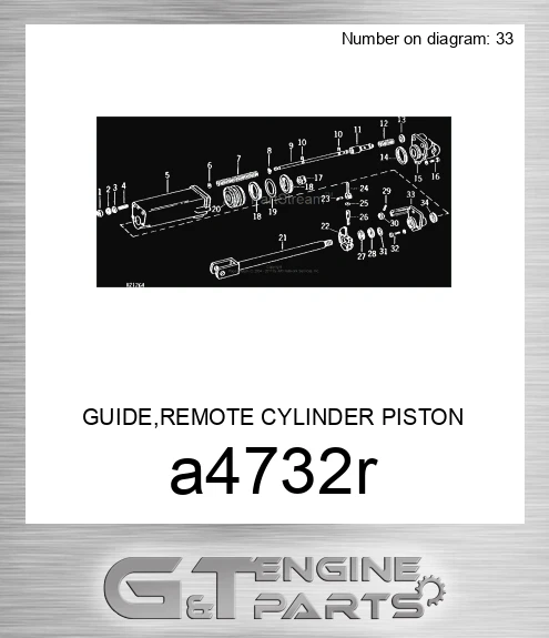 A4732R GUIDE,REMOTE CYLINDER PISTON ROD