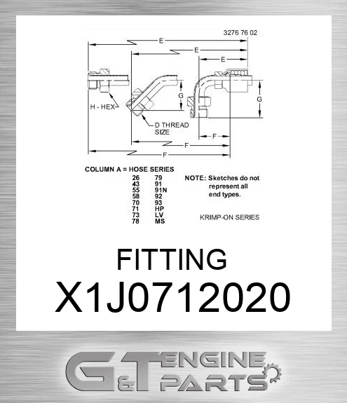 X1J071-20-20 FITTING