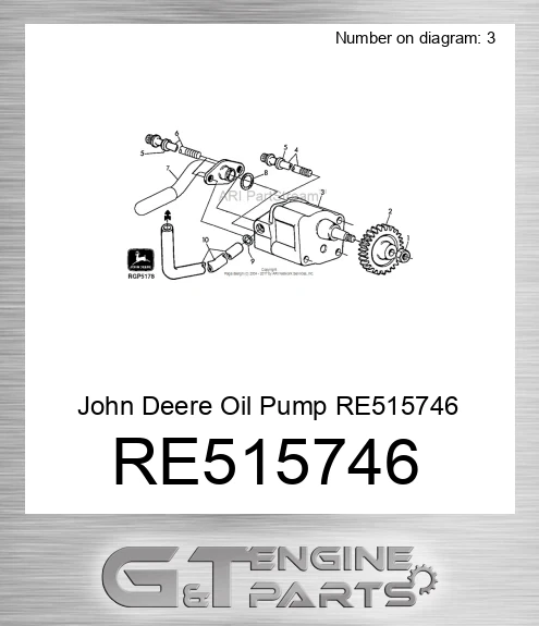 RE515746 Oil Pump