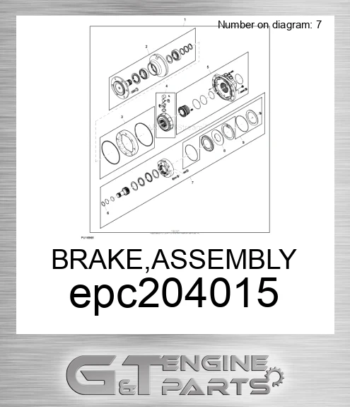 EPC204015 BRAKE,ASSEMBLY
