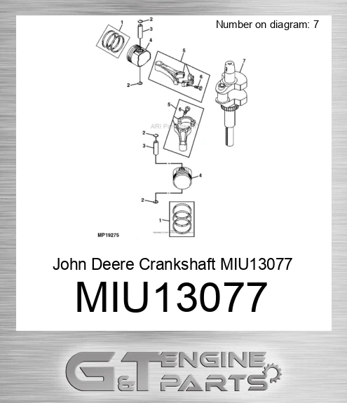 MIU13077 Crankshaft