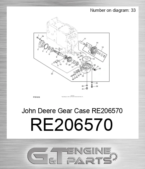 RE206570 Gear Case