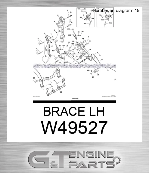 W49527 BRACE LH