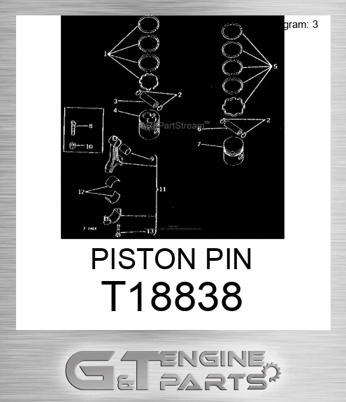 T18838 PISTON PIN