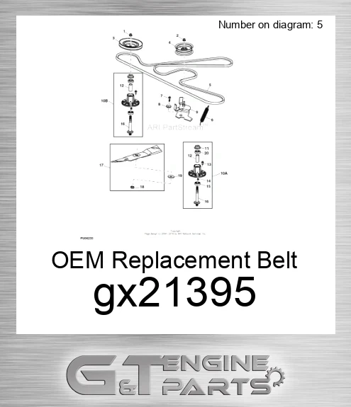 GX21395 OEM Replacement Belt