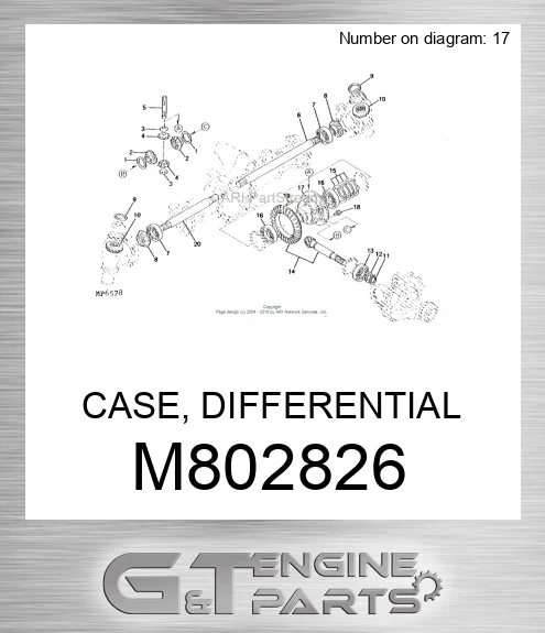 M802826 CASE, DIFFERENTIAL