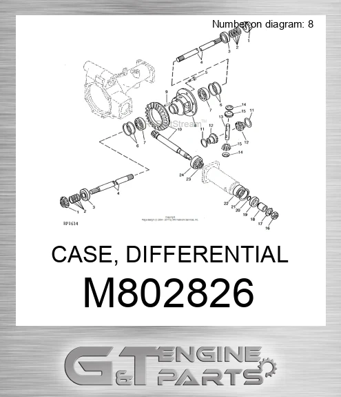 M802826 CASE, DIFFERENTIAL