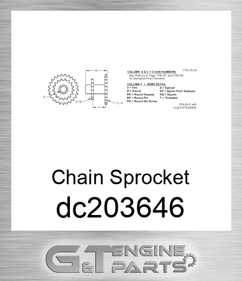 DC203646 Chain Sprocket