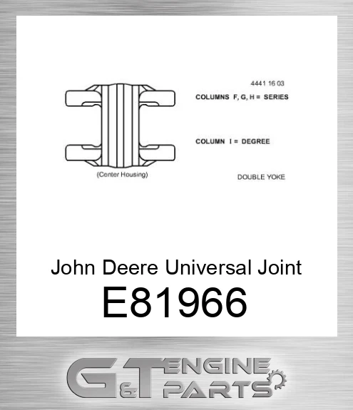 E81966 Universal Joint Yoke