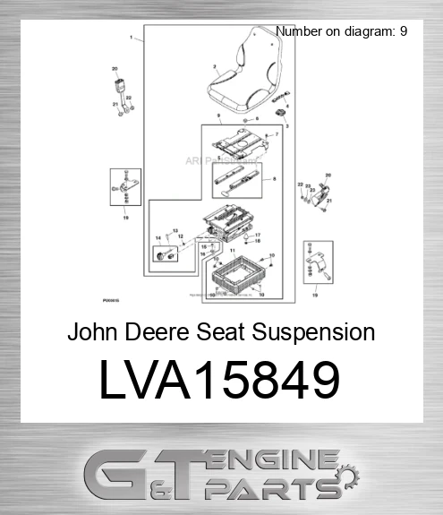LVA15849 Seat Suspension