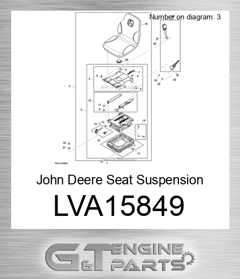 LVA15849 Seat Suspension
