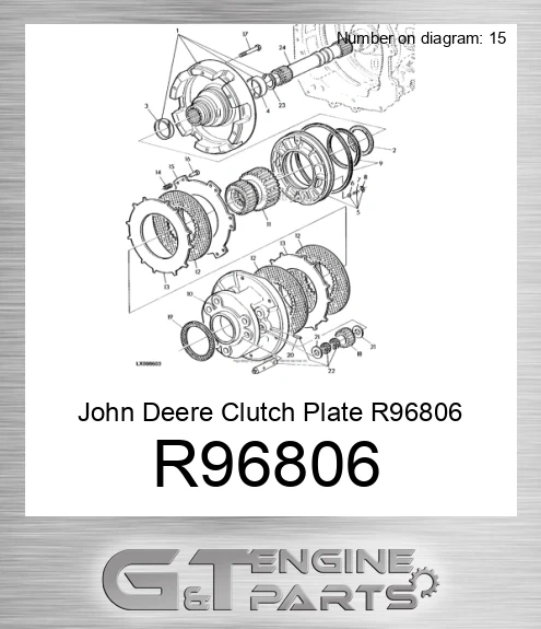 R96806 Clutch Plate