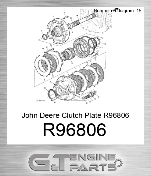 R96806 Clutch Plate
