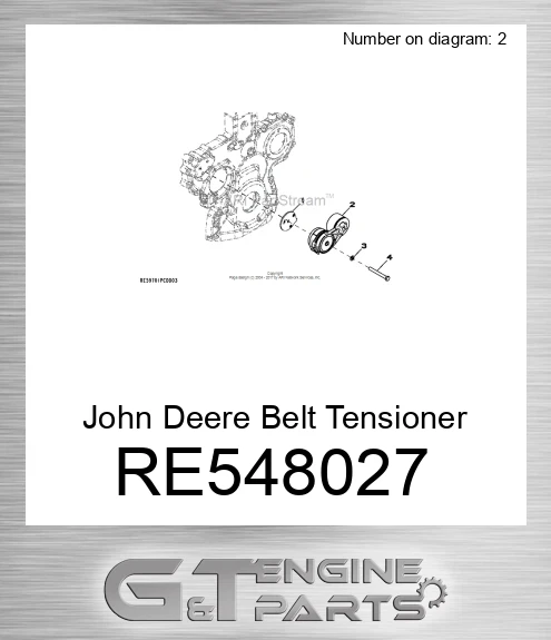 RE548027 Belt Tensioner