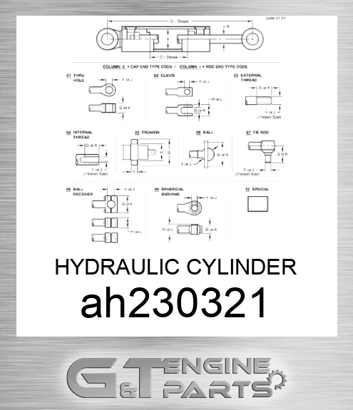 AH230321 HYDRAULIC CYLINDER