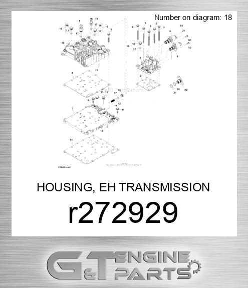 R272929 HOUSING, EH TRANSMISSION CONTROL VA