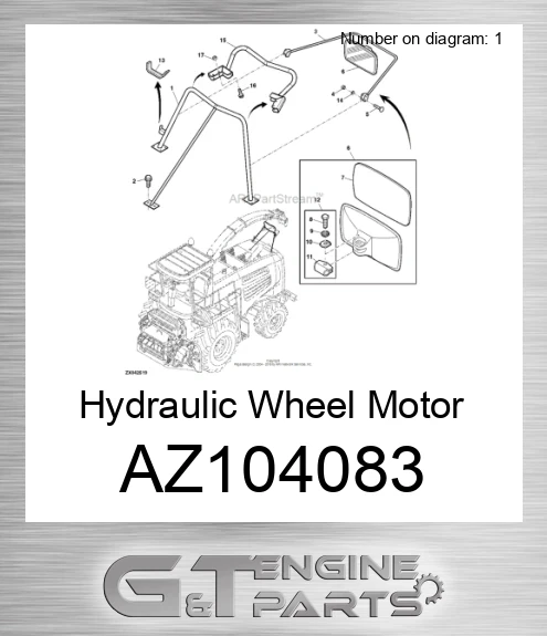 AZ104083 Hydraulic Wheel Motor
