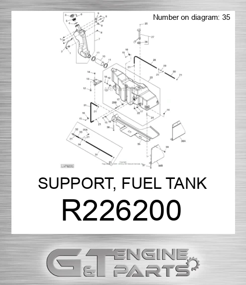 R226200 SUPPORT, FUEL TANK