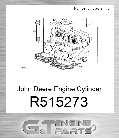 R515273 Engine Cylinder Head Gasket