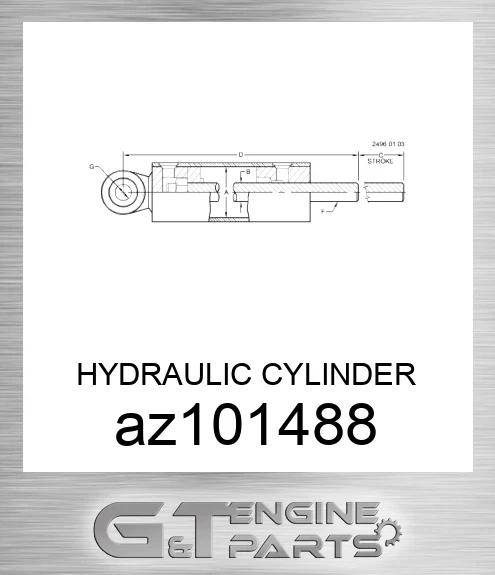AZ101488 HYDRAULIC CYLINDER