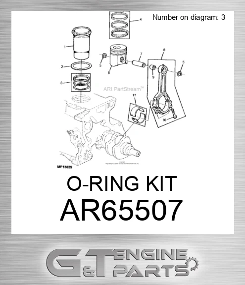 AR65507 O-RING KIT