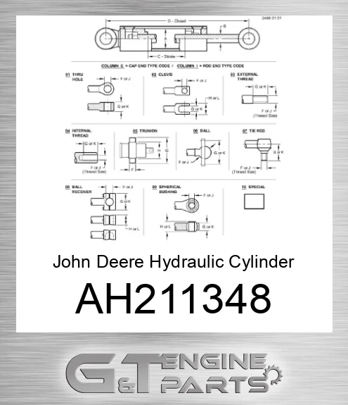 AH211348 HYDRAULIC CYLINDER