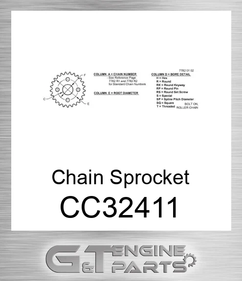CC32411 Chain Sprocket
