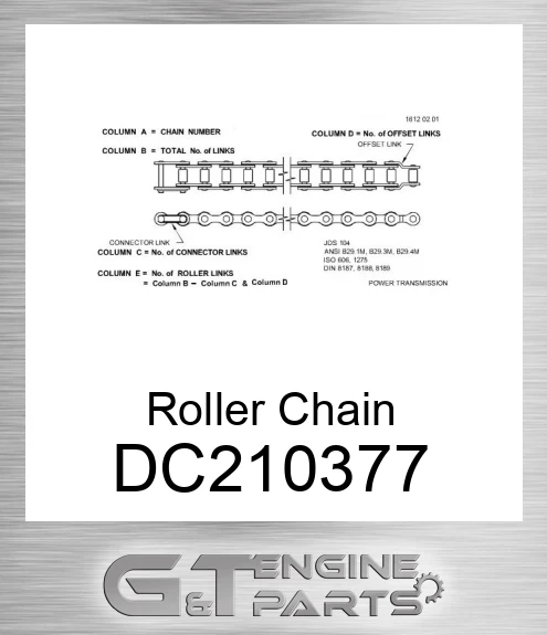 DC210377 Roller Chain